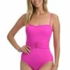Island Goddess Bandeau One Piece - Orchid 1 Island Goddess Bandeau One Piece - Orchid -Lablanca Sales Shop LB2IG09ORC F2