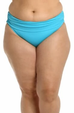 Island Goddess Shirred Band Hipster Bottom - Azul -Lablanca Sales Shop LB2IG95W AZL F 1