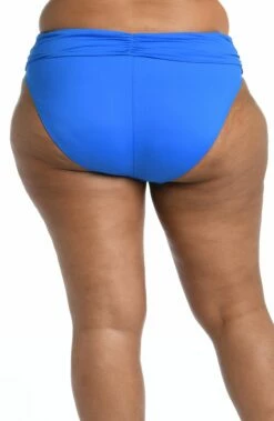 Island Goddess Shirred Band Hipster Bottom - Capri Blue -Lablanca Sales Shop LB2IG95W CPB B