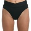 Island Goddess Crossover High Waist Bottom - Black -Lablanca Sales Shop LB2IG99BLK F