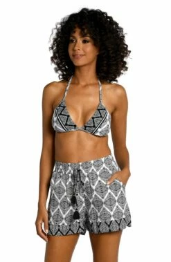 Oasis Tile Beach Shorts -Lablanca Sales Shop LB3VD64 BWH F 2