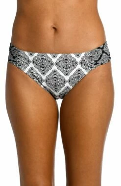 Oasis Tile Side Shirred Hipster Bottom