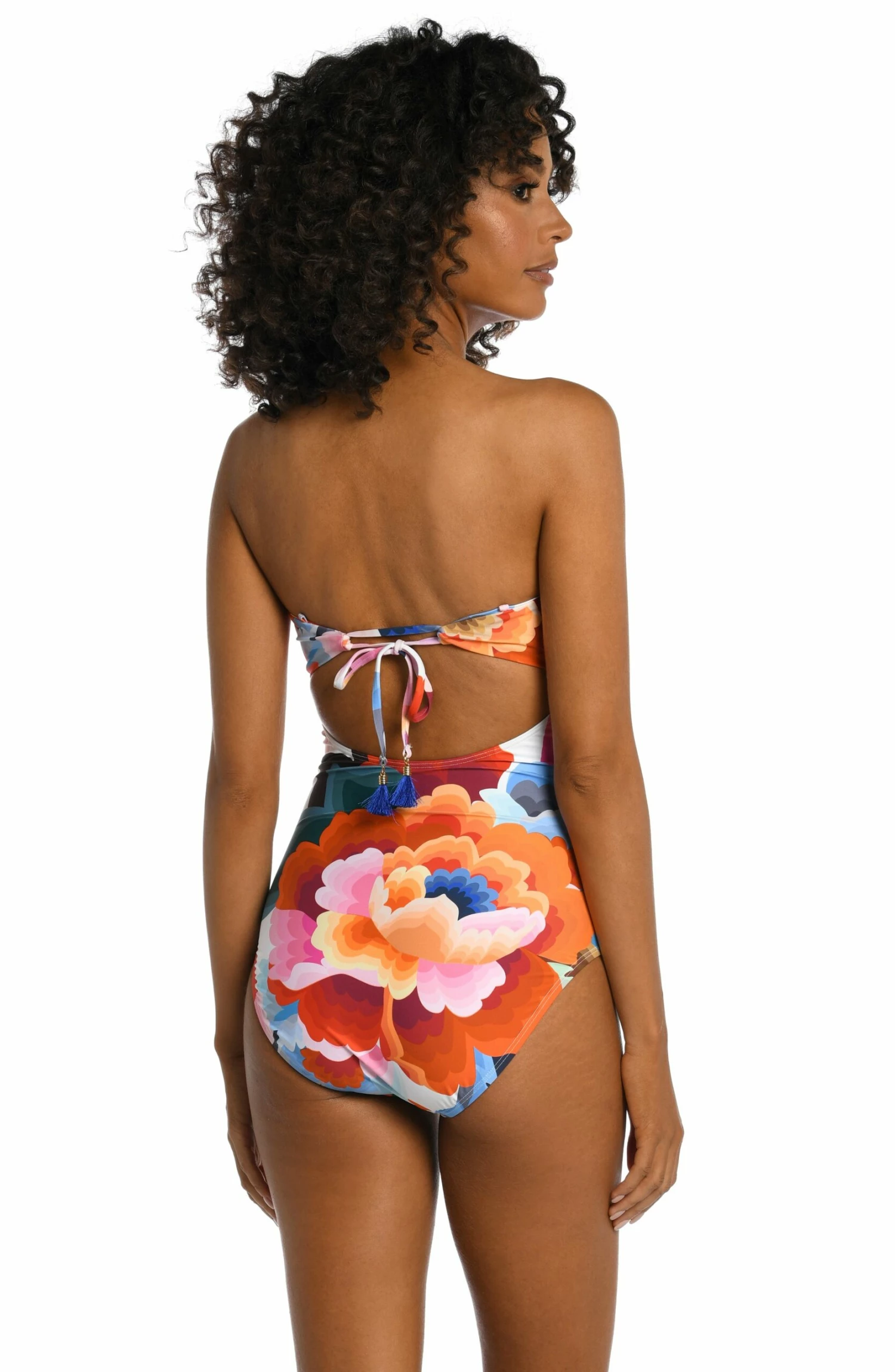 Floral Rhythm Bandeau One Piece 4 Floral Rhythm Bandeau One Piece - Image 2