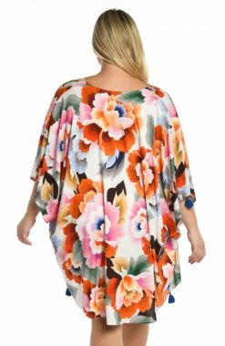 Floral Rhythm Kimono -Lablanca Sales Shop LB3VE63W MLT B 1