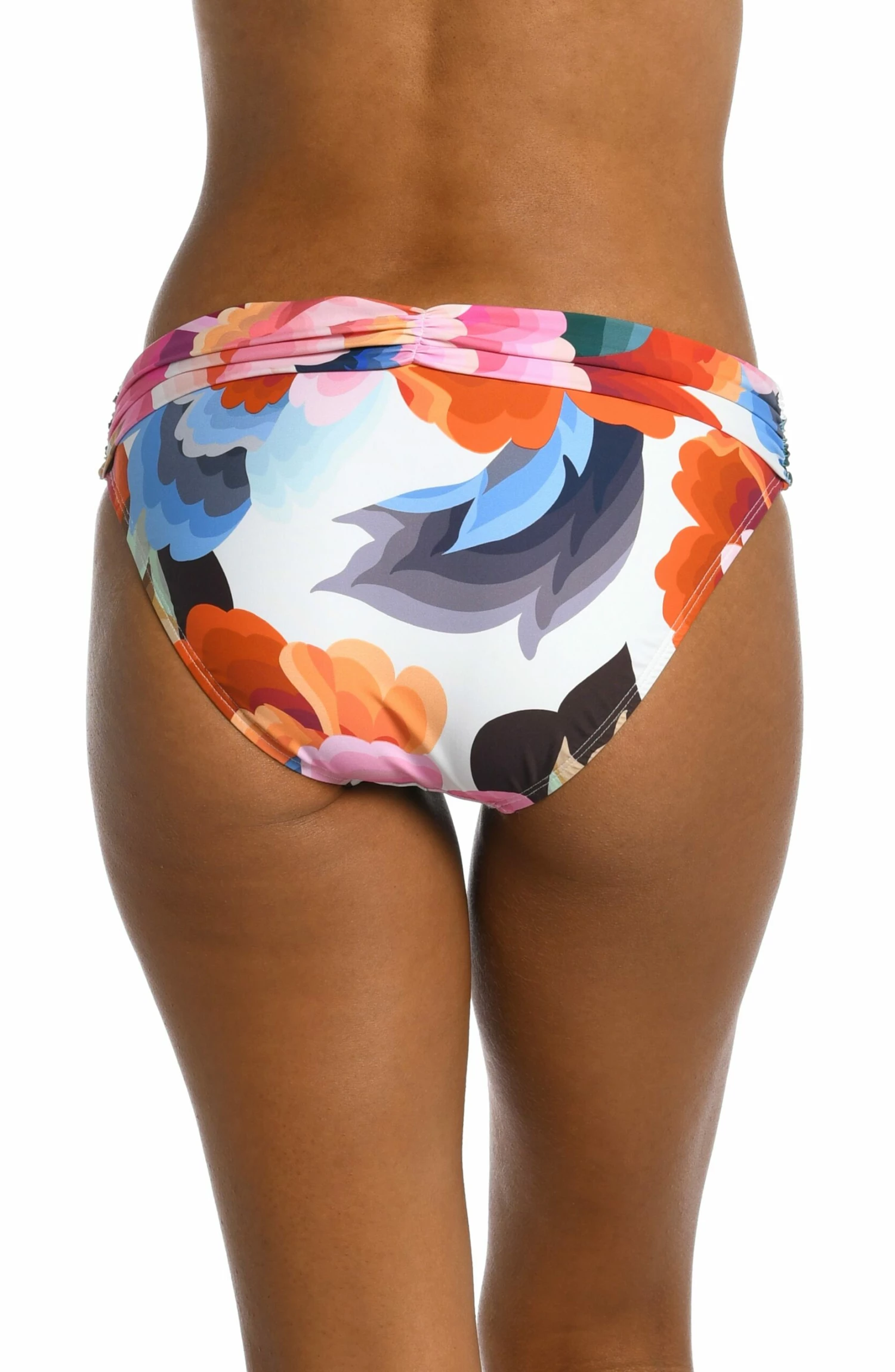 Floral Rhythm Shirred Band Hipster Bottom 6 Floral Rhythm Shirred Band Hipster Bottom - Image 4