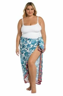 Santorini Sun Pareo Wrap - FINAL SALE 16 Santorini Sun Pareo Wrap - FINAL SALE -Lablanca Sales Shop LB3VF40W MLT F 1