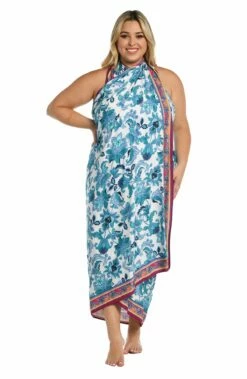 Santorini Sun Pareo Wrap - FINAL SALE 18 Santorini Sun Pareo Wrap - FINAL SALE -Lablanca Sales Shop LB3VF40W MLT F 3