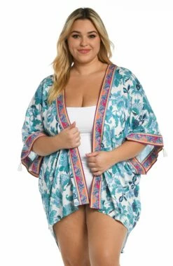 Santorini Sun Kimono - FINAL SALE -Lablanca Sales Shop LB3VF63W MLT F 1