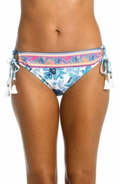 Santorini Sun Side Tie Hipster Bottom - FINAL SALE -Lablanca Sales Shop LB3VF94 EMR F 1