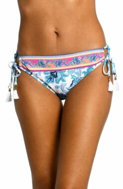 Santorini Sun Side Tie Hipster Bottom - FINAL SALE