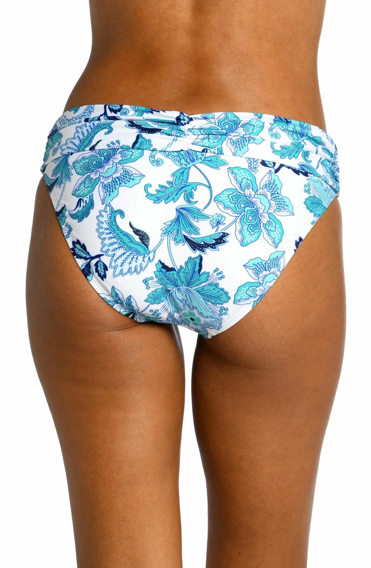 Santorini Sun Shirred Band Hipster Bottom - FINAL SALE 4 Santorini Sun Shirred Band Hipster Bottom - FINAL SALE - Image 2