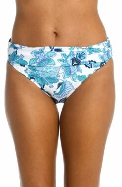 Santorini Sun Shirred Band Hipster Bottom - FINAL SALE 8 Santorini Sun Shirred Band Hipster Bottom - FINAL SALE -Lablanca Sales Shop LB3VF95 EMR F 1