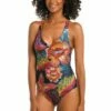 Sunlit Soiree Over The Shoulder One Piece 1 Sunlit Soiree Over The Shoulder One Piece -Lablanca Sales Shop LB3VH28 BLK F 1