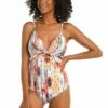 Desert Dream Twist Keyhole One Piece -Lablanca Sales Shop LB3VK02 MLT F 1