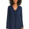 Beachcomber Basics Lace Up V-Neck Tunic -Lablanca Sales Shop LB3VL55 IND F 2