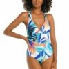 Coastal Palms Multi-Strap Cross-Back One Piece -Lablanca Sales Shop LB3VM22 ICB F 2