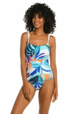 Coastal Palms Lingerie One Piece