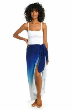 Ocean Oasis Pareo Wrap Cover Up 9 Ocean Oasis Pareo Wrap Cover Up -Lablanca Sales Shop LB3VN40 SAP F 1
