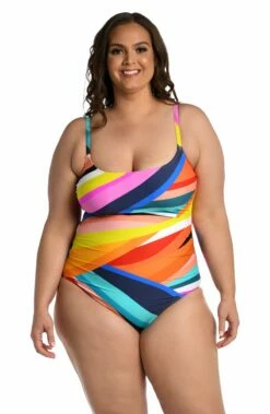 Sunscape Lingerie One Piece 8 Sunscape Lingerie One Piece -Lablanca Sales Shop LB3ZA24W MLT F
