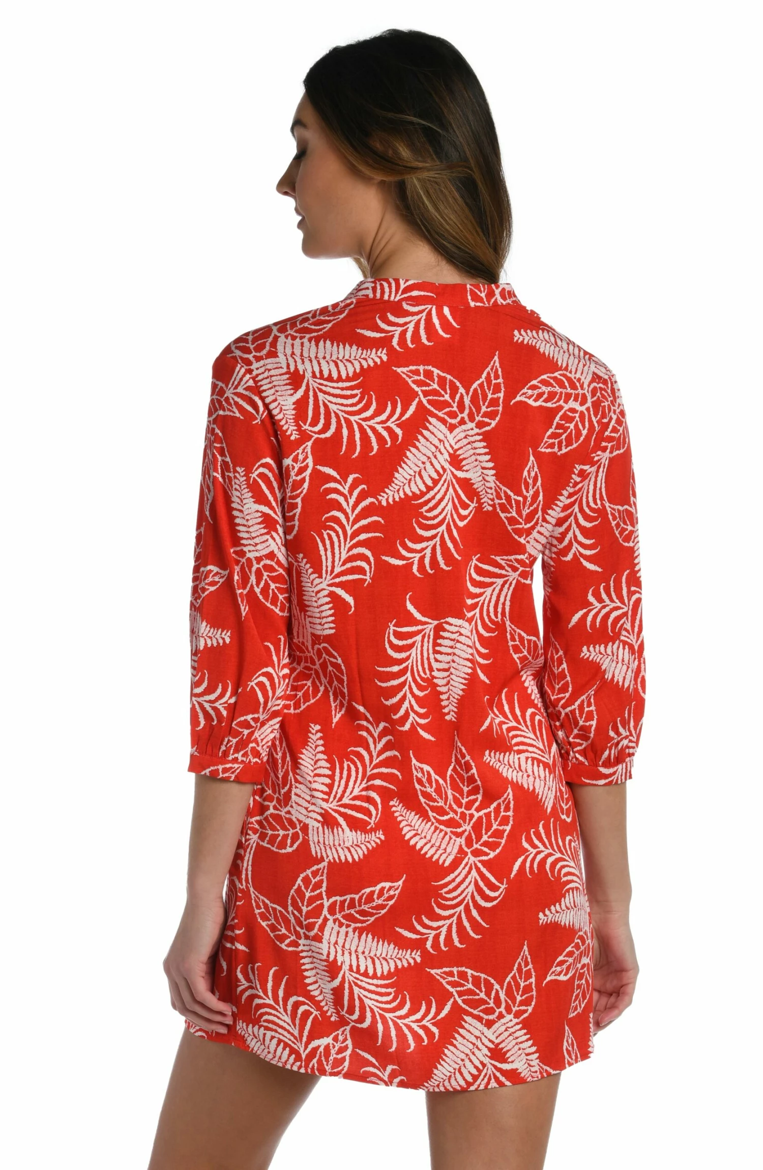 Tropical Tapestry V-Neck Tunic - FINAL SALE 4 Tropical Tapestry V-Neck Tunic - FINAL SALE - Image 2