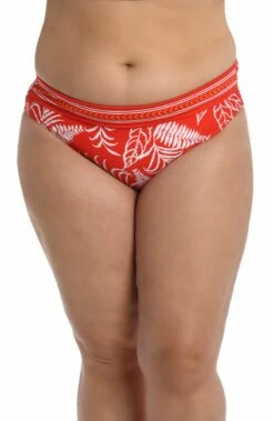 Tropical Tapestry Banded Hipster Bottom - FINAL SALE