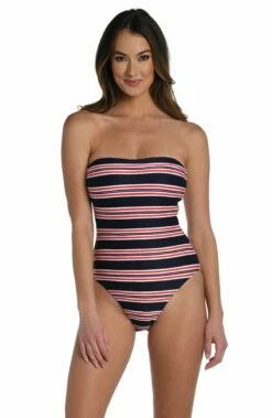 Sailor Stripe Bandeau One Piece - FINAL SALE