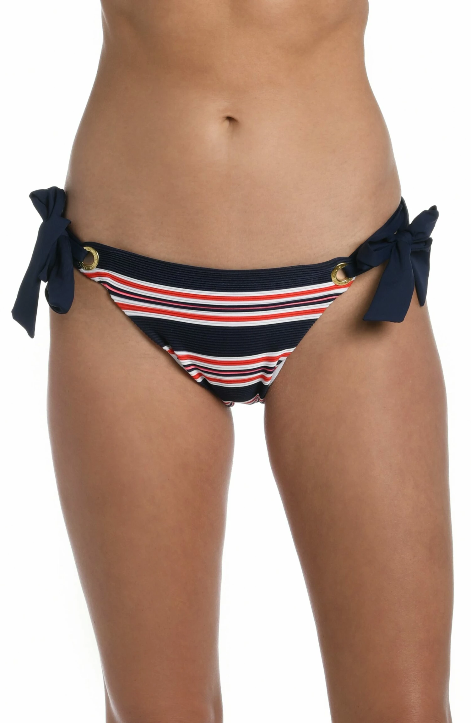 Sailor Stripe Side Tie Hipster Bottom - FINAL SALE 3 Sailor Stripe Side Tie Hipster Bottom - FINAL SALE