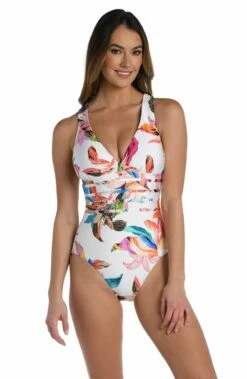 Paradise City Multi-Strap Cross-Back One Piece