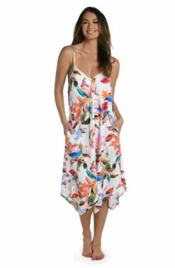 Paradise City Scarf Hem Dress