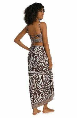 Fierce Lines Pareo Wrap - FINAL SALE -Lablanca Sales Shop LB3ZG40 JAV B 1