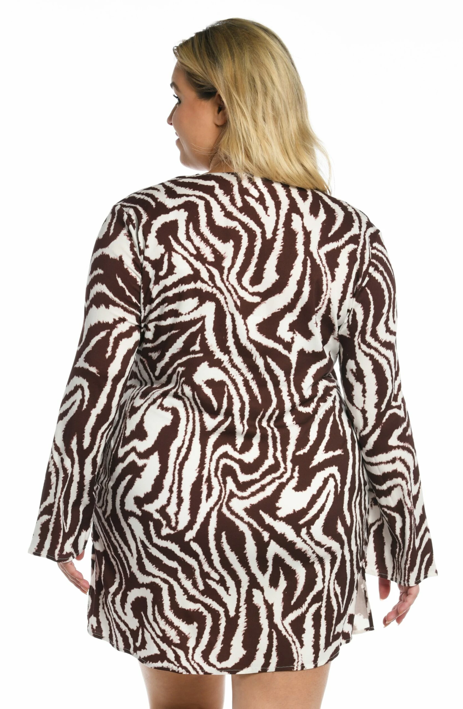 Fierce Lines Lace Up V-Neck Tunic - FINAL SALE 7 Fierce Lines Lace Up V-Neck Tunic - FINAL SALE - Image 5