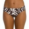 Fierce Lines Reversible Side Shirred Hipster Bottom - FINAL SALE -Lablanca Sales Shop LB3ZG96 JAV F 1