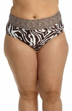 Fierce Lines Crossover High-Waist Bottom - FINAL SALE -Lablanca Sales Shop LB3ZG99W JAV F 1