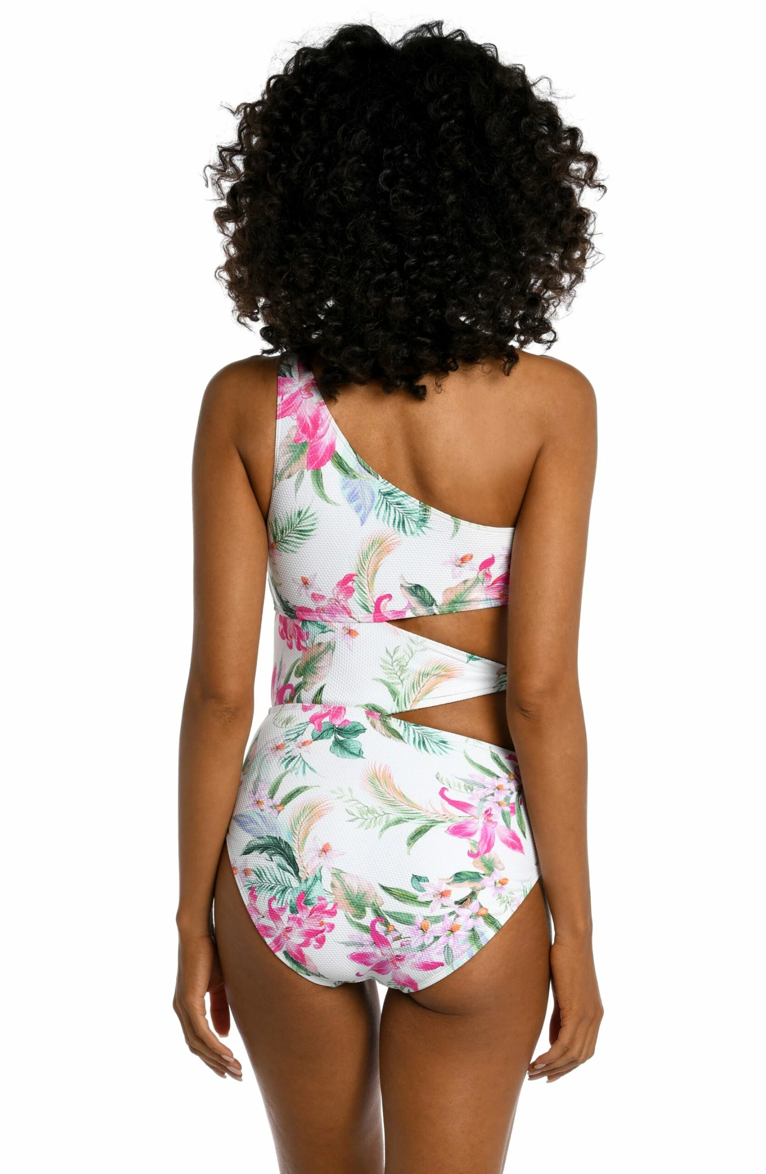 Mystic Palms Cutout One Shoulder One Piece - FINAL SALE 4 Mystic Palms Cutout One Shoulder One Piece - FINAL SALE - Image 2