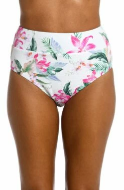 Mystic Palms High-Waist Bottom - FINAL SALE 8 Mystic Palms High-Waist Bottom - FINAL SALE -Lablanca Sales Shop LB3ZL98 MLT F 2