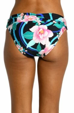 Nightfall Blooms Shirred Band Hipster Bottom - FINAL SALE -Lablanca Sales Shop LB3ZM95 MLT B 1