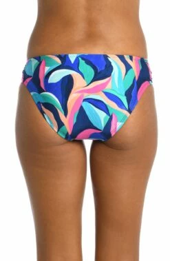 Painted Leaves Side Shirred Hipster Bottom -Lablanca Sales Shop LB3ZP96 MLT B 2