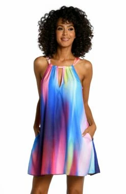 Sunset Shores High Neck Dress