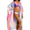 Sunset Shores Long Kimono 2 Sunset Shores Long Kimono -Lablanca Sales Shop LB3ZQ63 MLT F 1