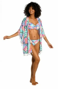 Waves Of Color Kimono