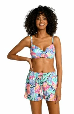 Waves Of Color Beach Shorts -Lablanca Sales Shop LB3ZR64 MLT F 2