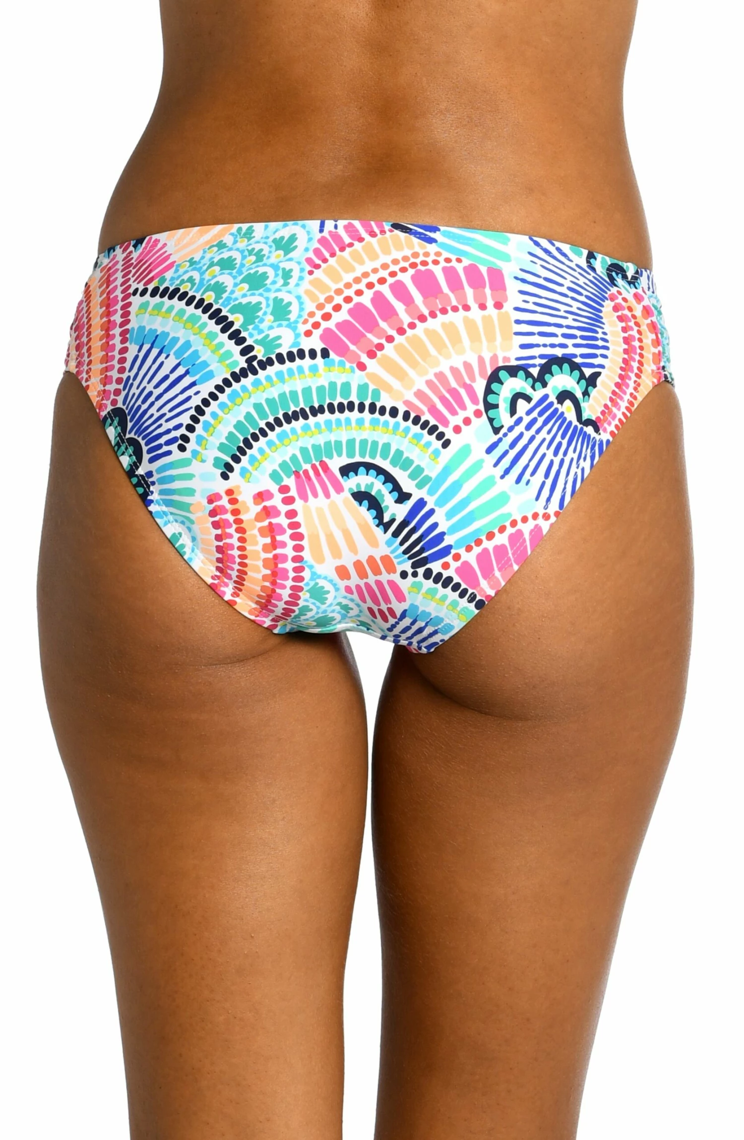 Waves Of Color Side Shirred Hipster Bottom 4 Waves Of Color Side Shirred Hipster Bottom - Image 2