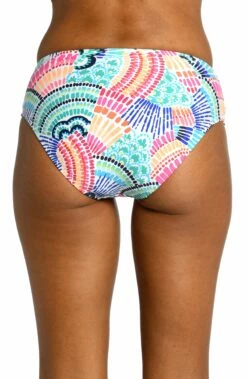 Waves Of Color Mid-Waist Sash Band Bottom 9 Waves Of Color Mid-Waist Sash Band Bottom -Lablanca Sales Shop LB3ZR97 MLT B 1