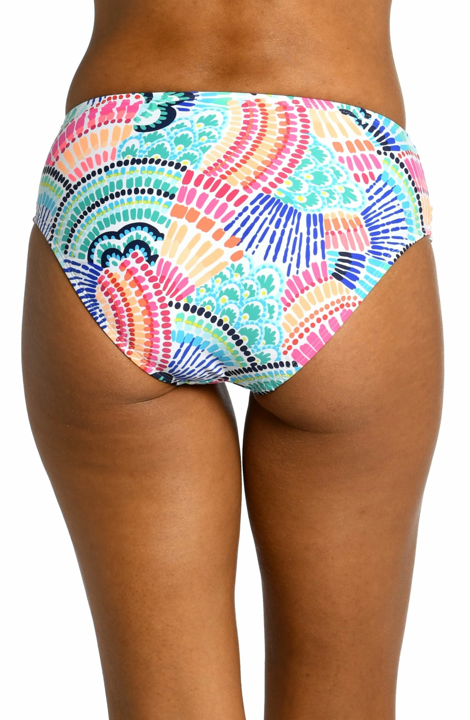 Waves Of Color Mid-Waist Sash Band Bottom 4 Waves Of Color Mid-Waist Sash Band Bottom - Image 2