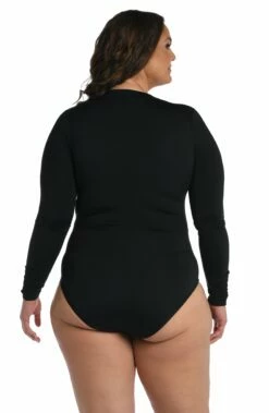 Island Goddess Paddlesuit One Piece - Black -Lablanca Sales Shop LB3ZZ52W BLK B