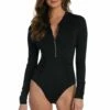 Island Goddess Paddlesuit One Piece - Black -Lablanca Sales Shop LB3ZZ52 BLK F