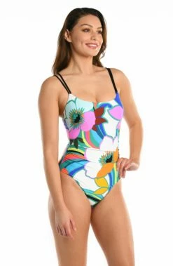 Sun Catcher Lingerie One Piece -Lablanca Sales Shop LB4BA24 MLT F 2