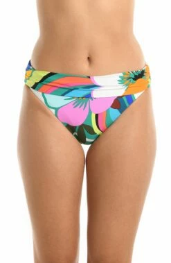 Sun Catcher Shirred Band Hipster Bottom -Lablanca Sales Shop LB4BA95 MLT F 1