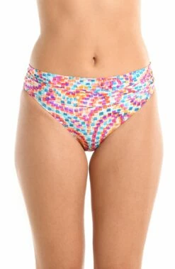 Pebble Beach Shirred Band Hipster Bottom
