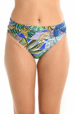 Neon Nights Shirred Band Hipster Bottom